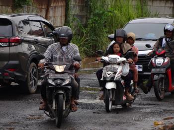 Acap Terbangai, Akses Jalan Menuju Tempat Wisata Pantai Bandar Lampung-Pesawaran Dikeluhkan Wisatawan
